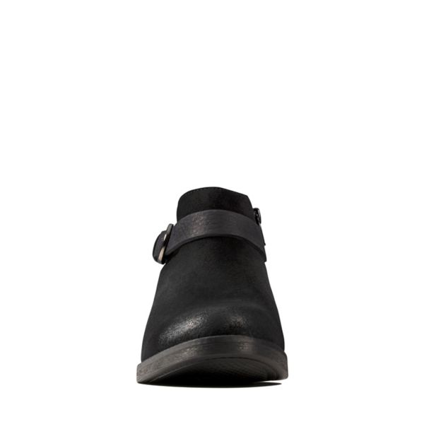 Clarks Womens Demi Tone Ankle Boots Black | UK-6917480